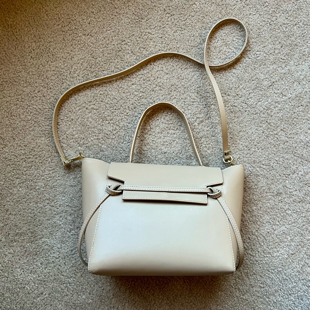 Belt Bag - Nude Genuine Leather Made in Italy